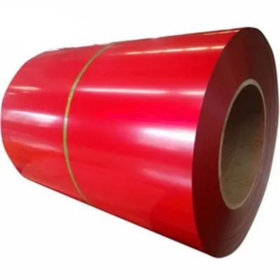 کویل فولادی با روکش روی قرمز DC01 کویل فولادی گالوالوم از پیش رنگ شده TDC51DZM